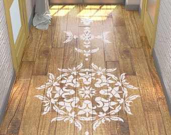 Mandala Floor Stencil- Mandala Wall Stencil- Floor Painting Stencil- Large Mandala Stencils- StencilsLAB