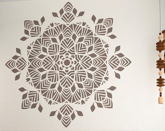 Decorative Mandala Stencil- Wall Decor Stencil- Large Mandala Stencils- StencilsLAB