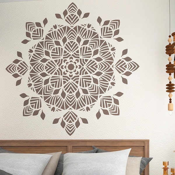 Decorative Mandala Stencil- Wall Decor Stencil- Large Mandala Stencils- StencilsLAB