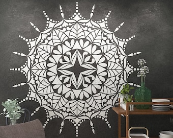 Mandala Stencil COMET - Extra Large Mandala Stencils For Wall And Floor Painting- Large Mandala Stencils- StencilsLAB