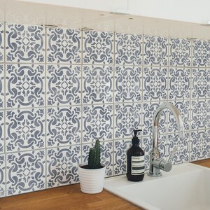 GRACIA Portuguese Tile Stencil Spanish Tile Stencil Reusable Tile Stencils Wall And Floor Stencils StencilsLAB Tile Stencils image 3