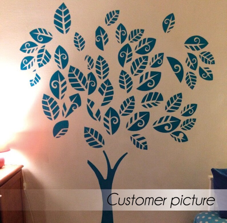 Tree Wall Stencil Large Tree Reusable Wall Stencil Wall Etsy