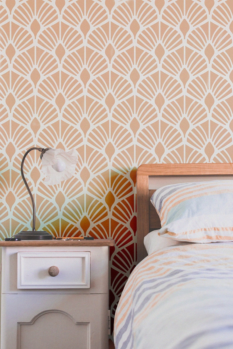 large decorative wall stencils wall stencil geometic