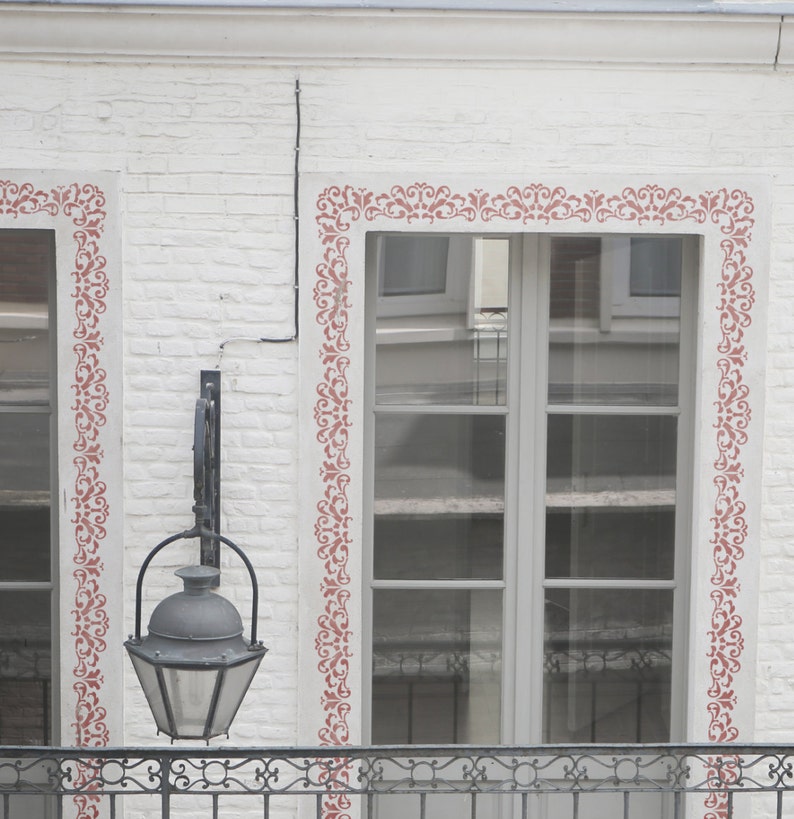 Wall Border Stencils Wall and Furniture Stencils Lace Border Etsy