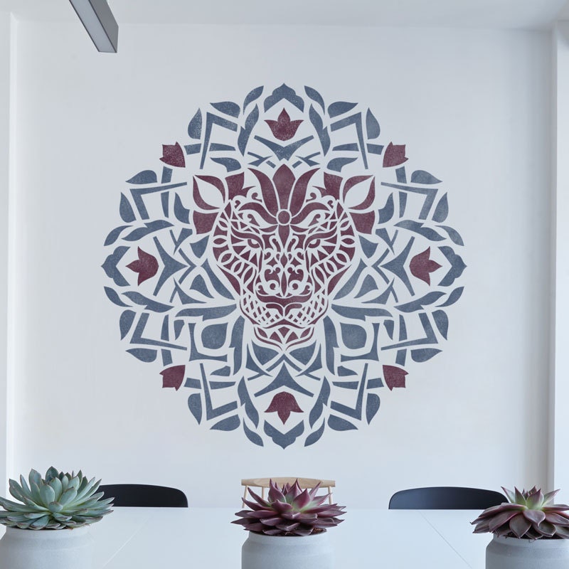 Mandala Stencil For Walls – MANDALA WALL STENCIL - Wall Stencil for  Painting - Stencil on Wood - Mylar Plastic Sheet