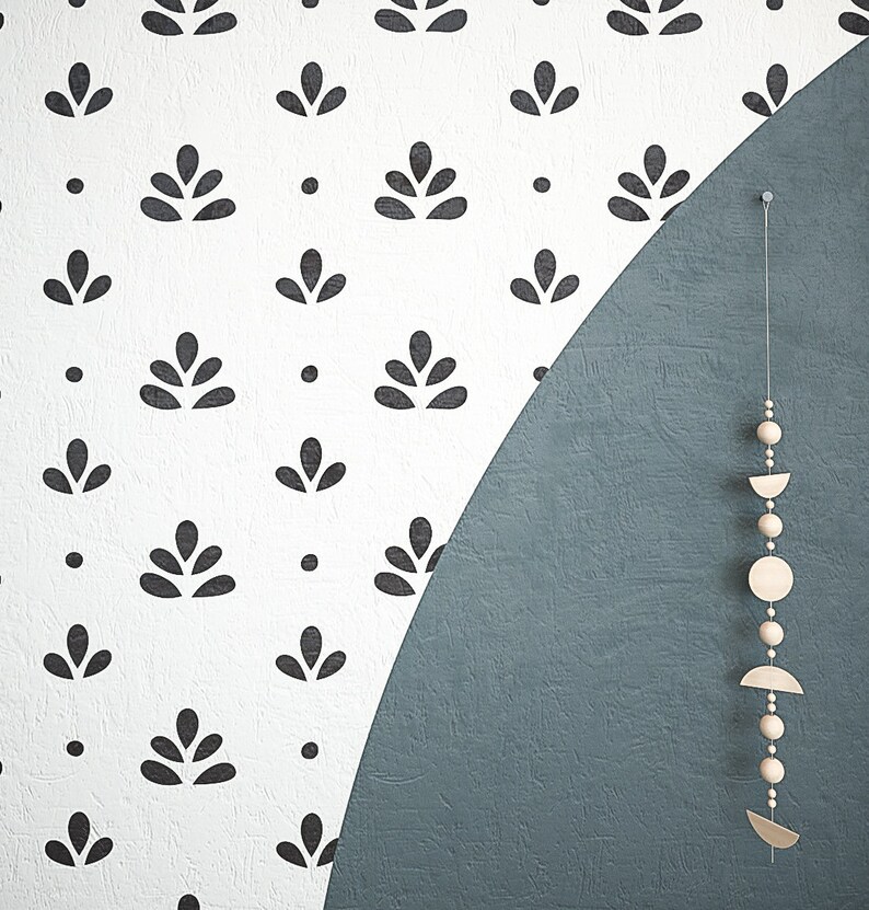 Wall Stencil Wall Stencils Nursery Reusable Wall Stencil Etsy