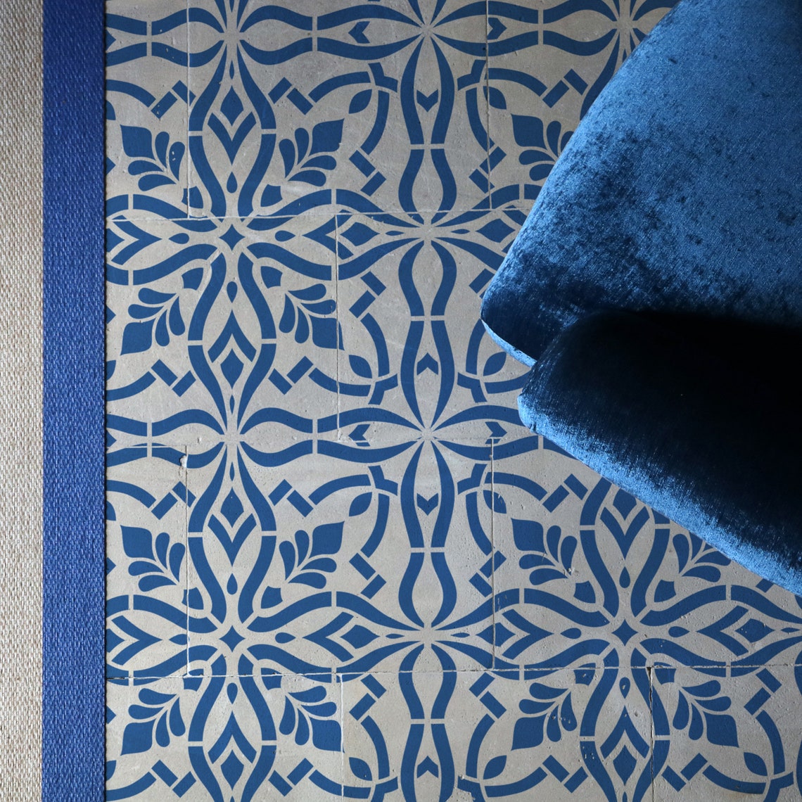 JUPITER Large Stencil for Floor Concrete Patio Stencil for Etsy