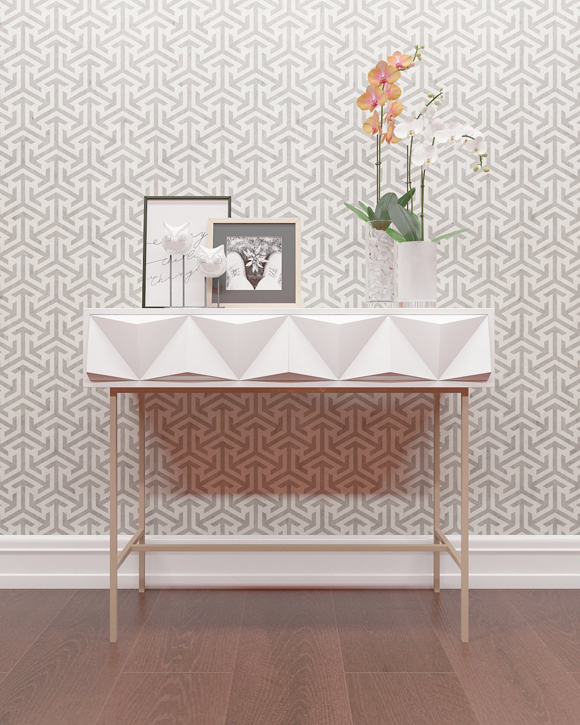 Wall Stencils For Painting Extra Large Modern Wall Stencil Etsy