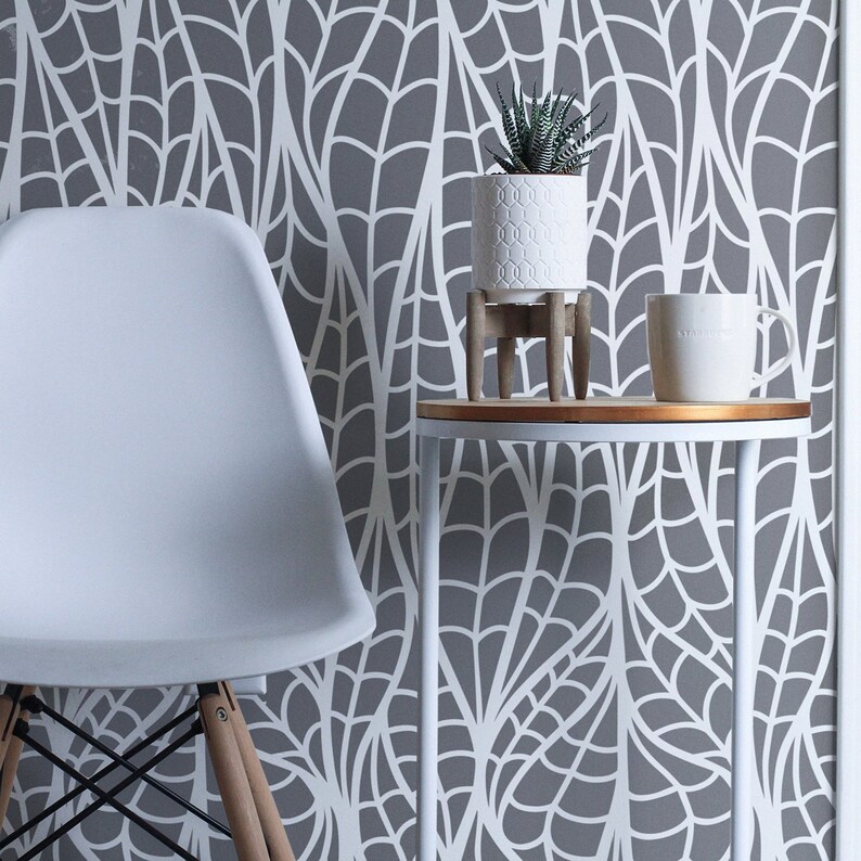 Reusable Floral Pattern Stencils Large Wall Stencils Wall Etsy