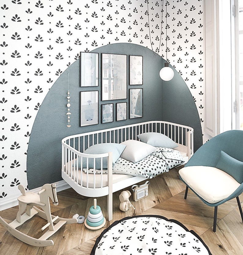 Wall Stencil Wall Stencils Nursery Reusable Wall Stencil Etsy