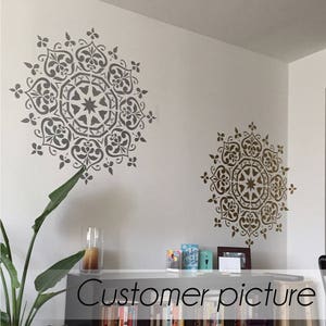 Mandala Style Stencil Furniture Stencils Large Wall Painting Stencils Large Mandala Stencils StencilsLAB image 5