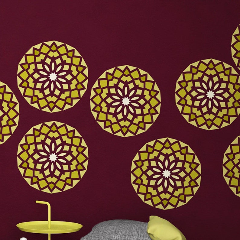 Large Mandala Stencil For Painting Wall Paint Stencils On Wood Universal Reusable