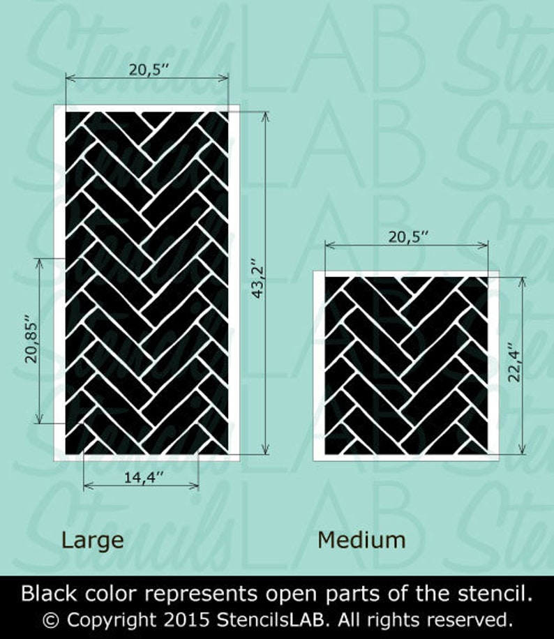 Stencil For Painting Wall And Floor Chevron Wall Stencil Brick Wall Pattern Stencil- Faux Brick Wall Stencil Wall Stencil