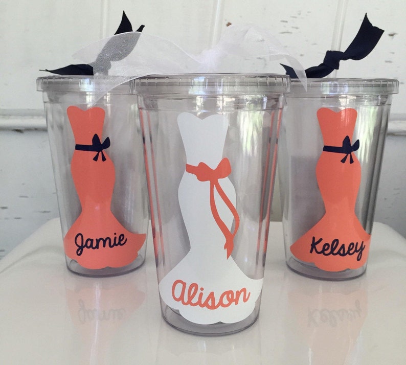 Bridal Party Tumblers perfect for Weddings bridal shower Etsy