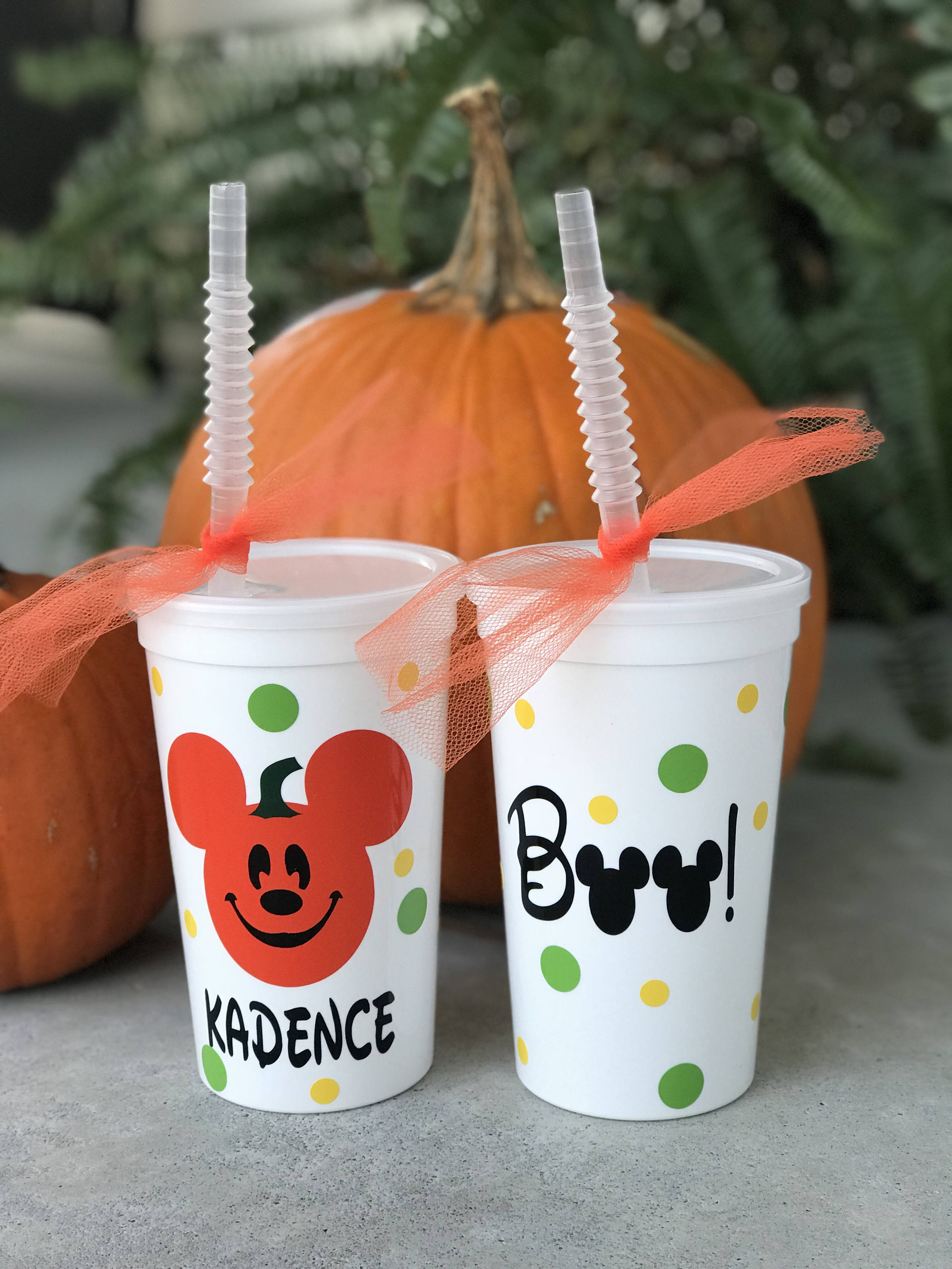 Boo cups halloween cups disney themed cups Mickey Mouse Etsy