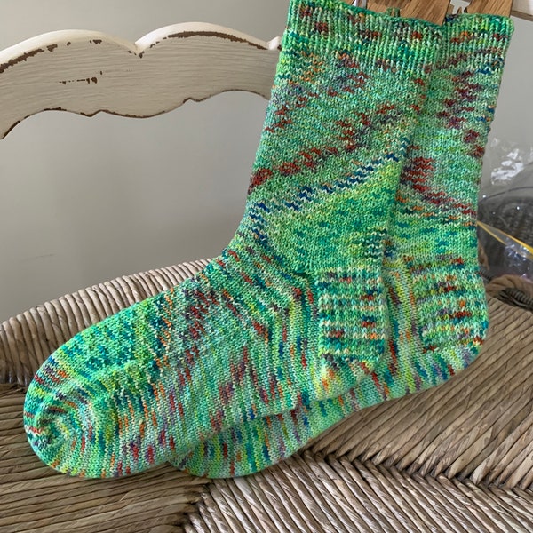 Hand Knit Socks for Women - Superwash Merino - TS16