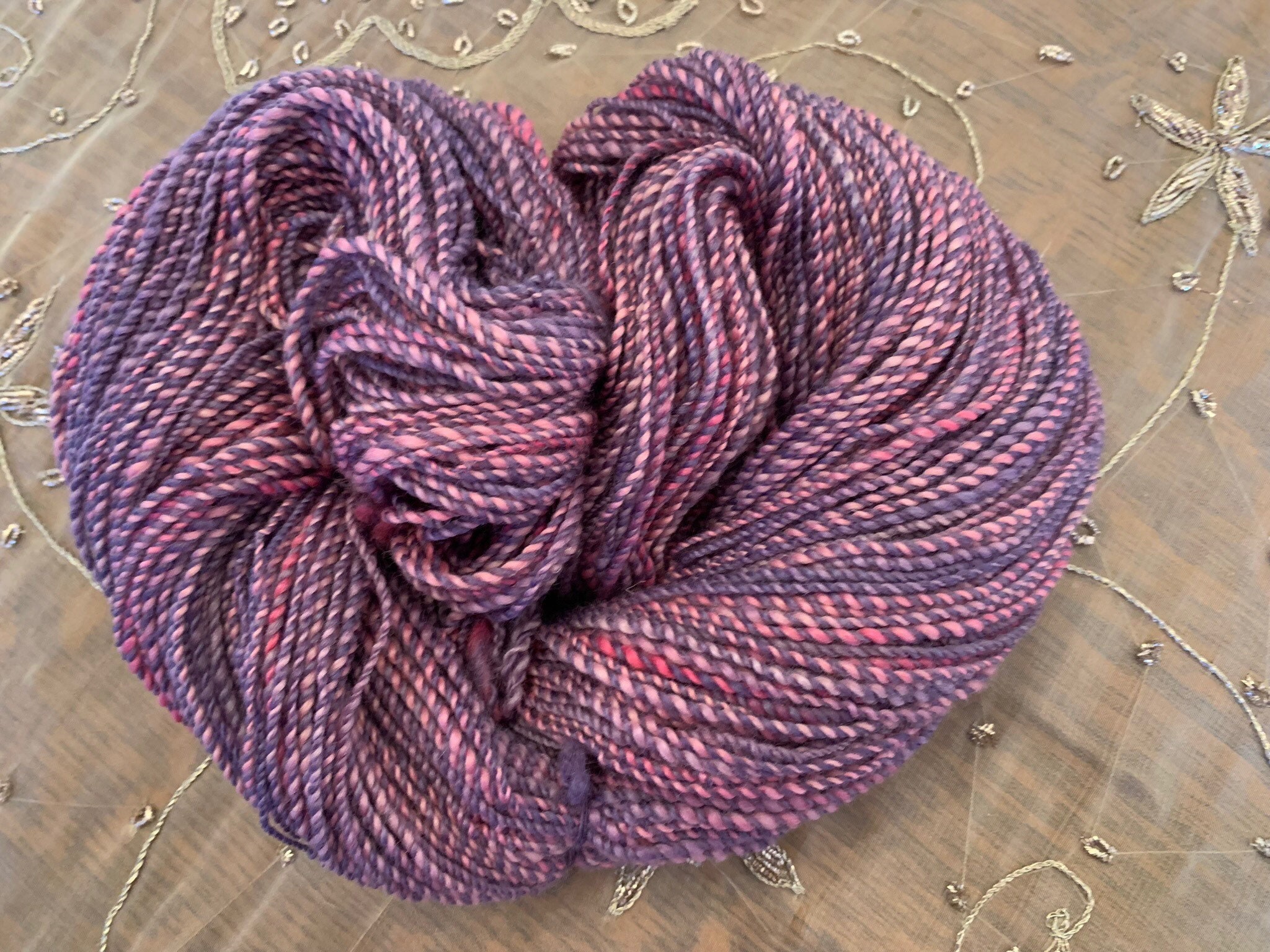 Handspun Yarn - BFL - “PEI Lupine -  HS90