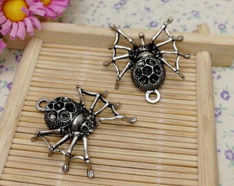 50pcs antique silver color 16x13mm metal bird pendant charm handmade craft jewelry making DIY finding earring necklace drop BM176