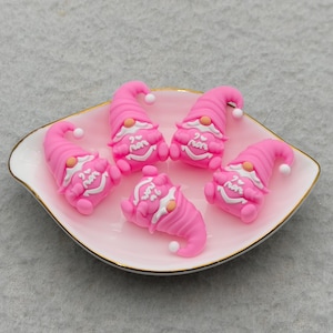 Mors dag silikonpärla Jag älskar mamma Gnome Dvärg Focal Bead Charm Hitta BS2233