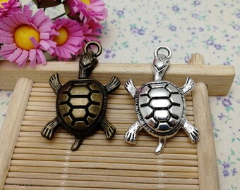 5 Stk.Schildkröte Email Anhänger | Kaufen Auf