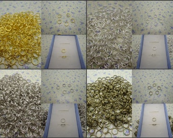 200/2000 pieces 7 mm split jump ring double deck open ring connector handmade jewelry DIY finding , gold silver antique bronze color BF0021