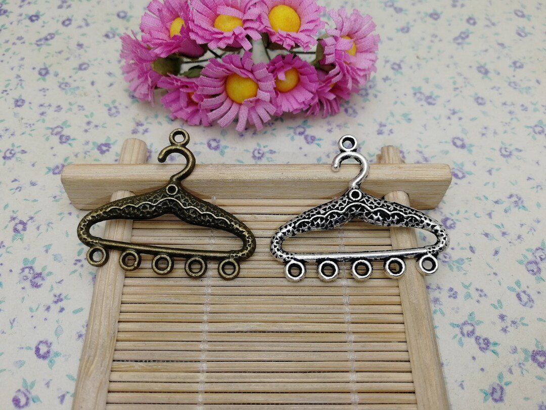 6 / 20 Pieces Metal Clothes Coat Hanger Pendant Charm Etsy