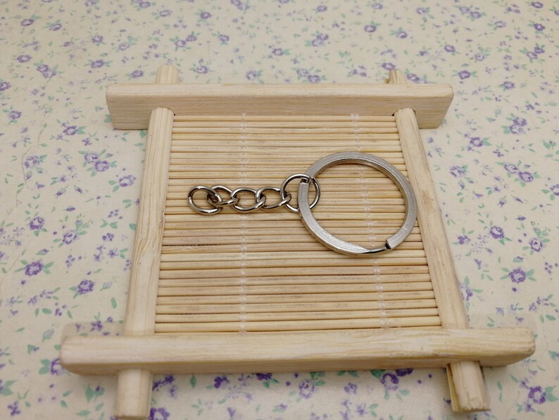Split Key Chaains 10/50 Pieces 1 Inch Split Ring Key Chain , Keyring Keychain Key Clasp ...