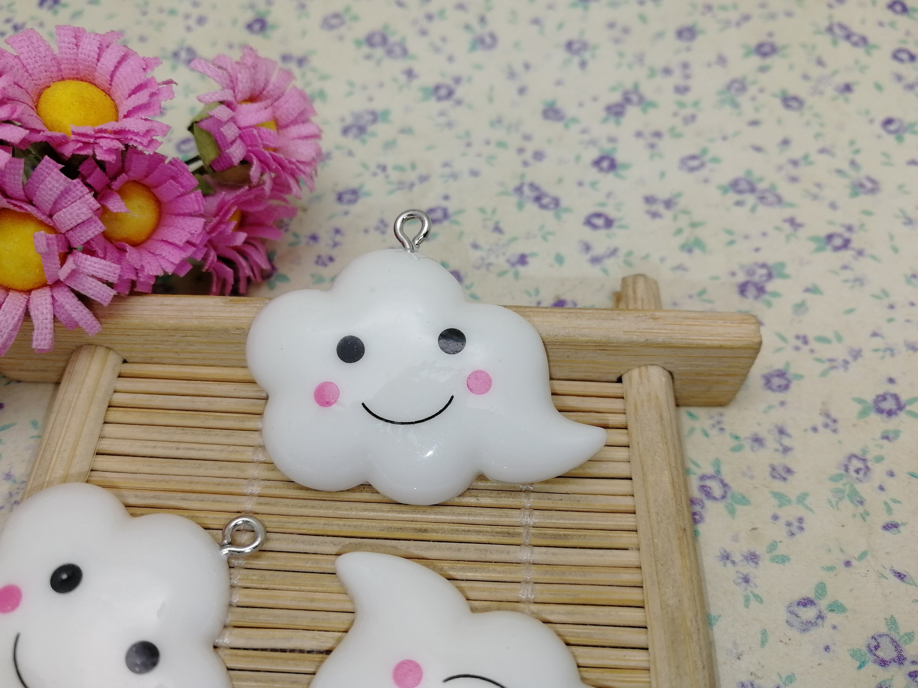 アクセサリー Smile Tiny Smile Pendant . Smile Charm . Smile Bead . Jewelry