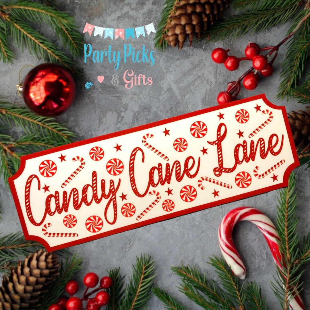 Candy Cane Lane Sign Christmas Signs Candy Cane Sign Christmas Front Candy Cane Lane Sign Christmas Signs Candy Cane Sign Christmas Front