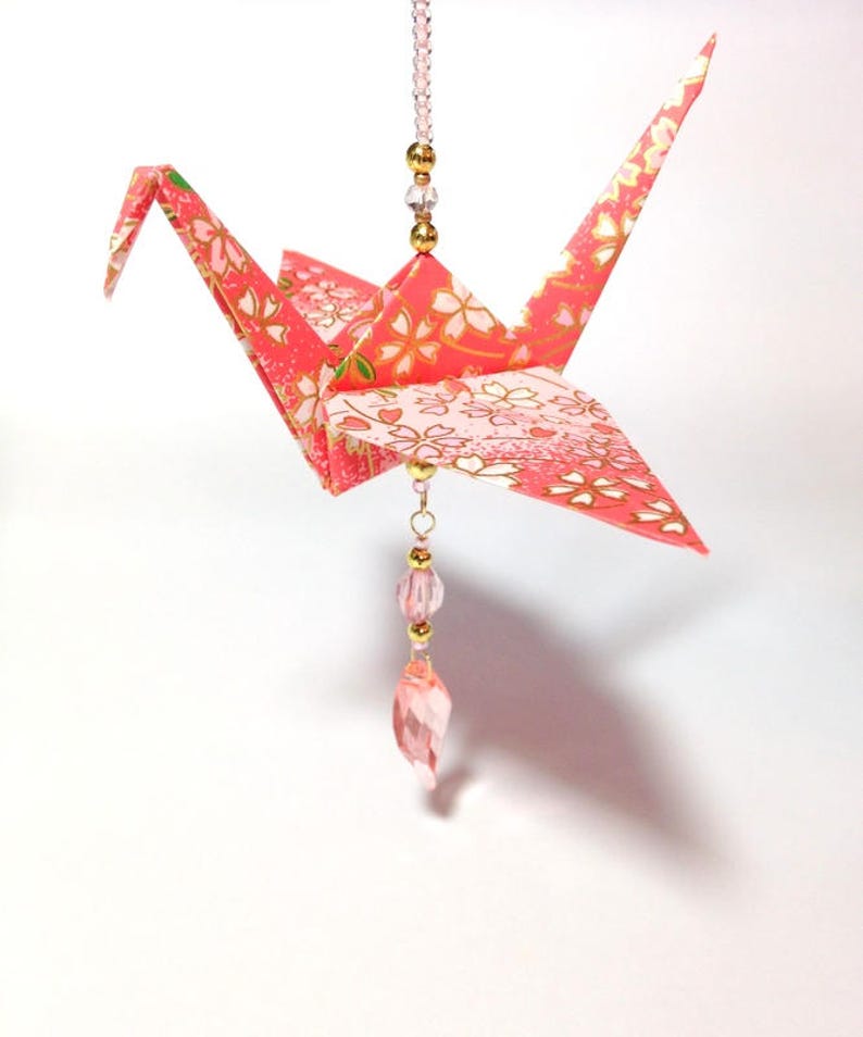 Teachers Gift Origami Crane Ornament Origami Cranes Etsy