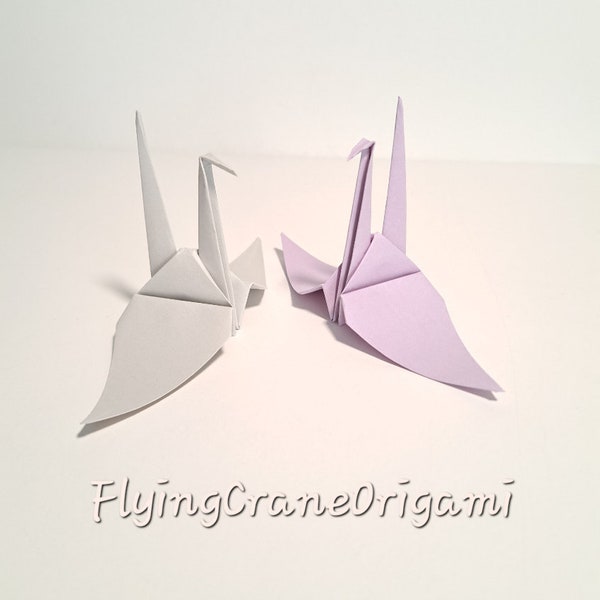 Origami Place Card Holders, Origami Cranes, Wedding Dinner Place Card Holders, Formal Wedding, Cake Topper, Place Card Holder, Black & White