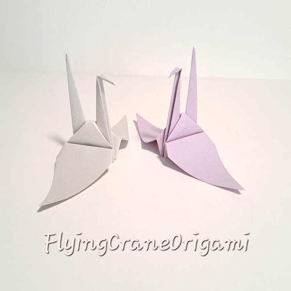 Wedding Card Origami Crane Etsy