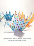 Origami Crane Ornaments, Origami Doves, Origami Hummingbirds, Rainbow Origami Cranes, Birthday Origami Gifts, Origami, Origami Party Favors