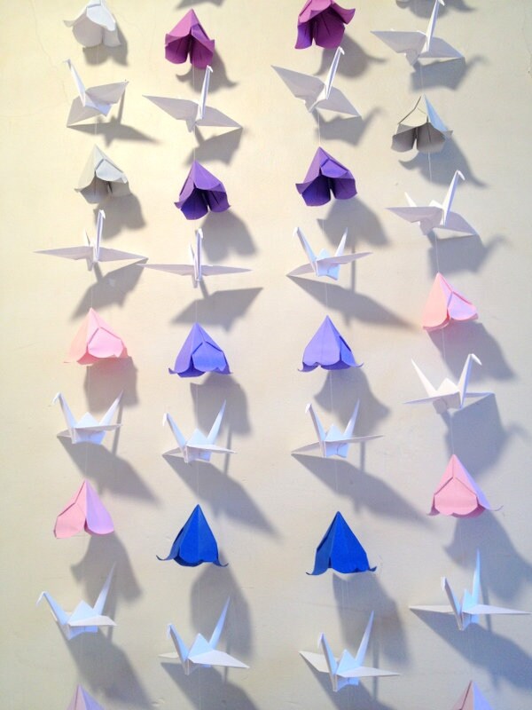 Handmade Origami Japanese Brocade Garland 