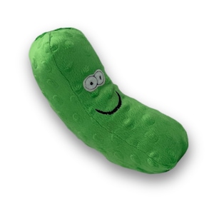 Dillard the Pickle Squeaky Plush Dog Toy