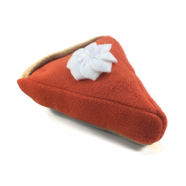 Pumpkin Pie Squeaky Plush Dog Toy