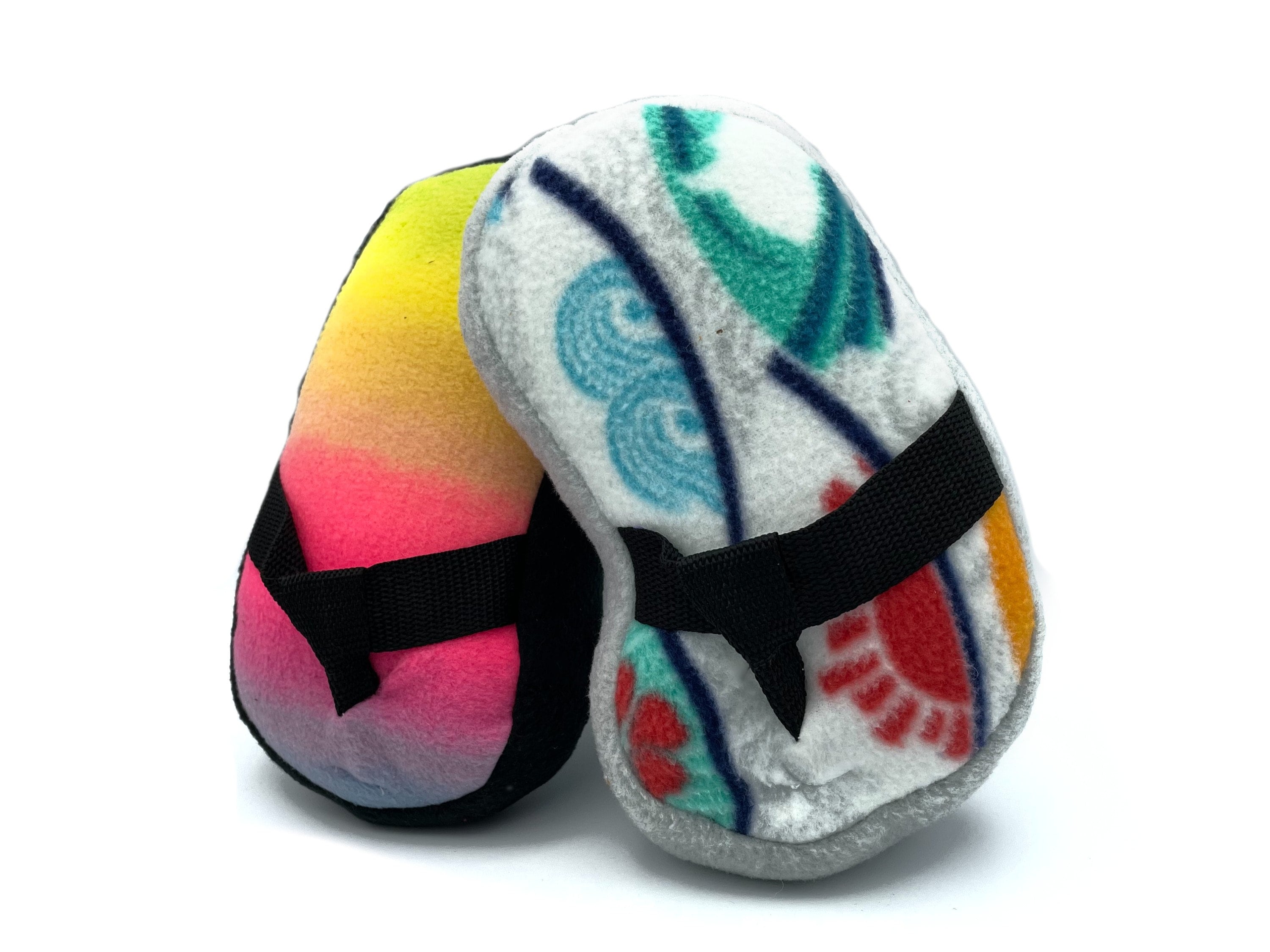 FlipFlop Squeaky Plush Dog Toy Etsy