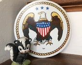 Hex Sign, American Eagle Hex Sign, Eagle Hex Sign, Folk Art, Patriotic Hex Sign, Pennsylvania Dutch Hex Sign, PA Dutch, Hex,Gallery Wall