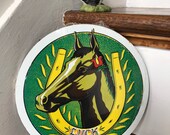 Hex Sign, Horse Hex Sign, Good Luck Hex Sign, Folk Art, Dutch Horse Sign, Luck, Pennsylvania Dutch Hex Sign, PA Dutch, Hex, Wall Decor
