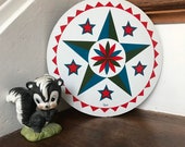 Hex Sign, Good Luck Hex Sign, Good Luck Sign, Folk Art, Star Hex Sign, Pennsylvania Dutch Hex Sign, PA Dutch, Hex, Wall Decor, Dutch Star