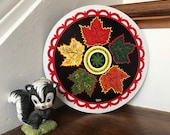 Hex Sign, Maple Leaf Hex Sign, Leaf Hex Sign, Maple Leaf, Folk Art, Hex Sign, Pennsylvania Dutch Hex Sign,PA Dutch, Hex, Wall Decor