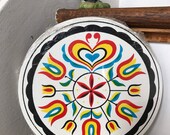 Hex Sign, Love And Marriage Hex Sign, Love Hex Sign, Folk Art, Birds Hex Sign, Pennsylvania Dutch Hex Sign, PA Dutch, Hex, Wall Decor