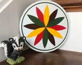 Hex Sign, Petal Rosette Hex Sign, Flower Hex Sign, Folk Art, Star Hex Sign, Pennsylvania Dutch Hex Sign, PA Dutch, Hex, Wall Decor, Star
