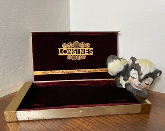 Longines Box, Longines, Vintage Watch Box, Longines Watch Box, Watch Box, Longines Wittnauer, Sterling Silver Plated, Sterling, Jewelry Box