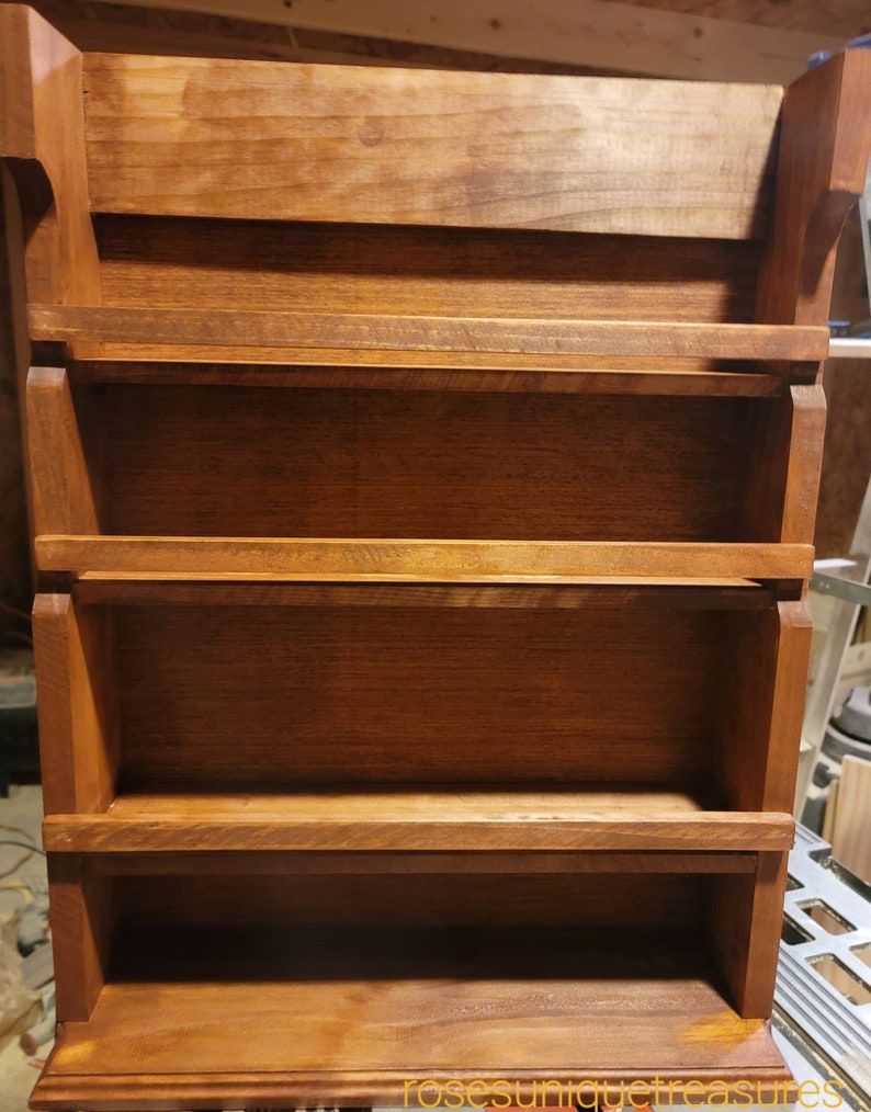 Handmade FreeStanding Spice Rack Etsy