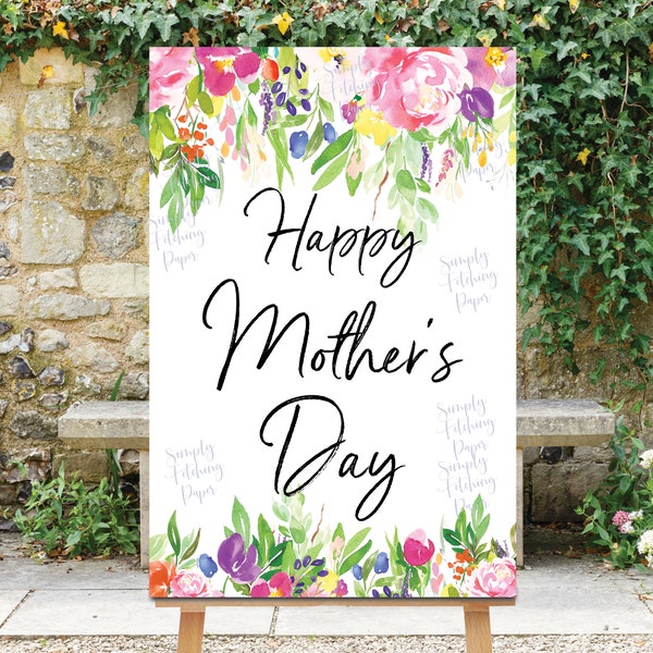 Happy Mothers Day Sign - Etsy