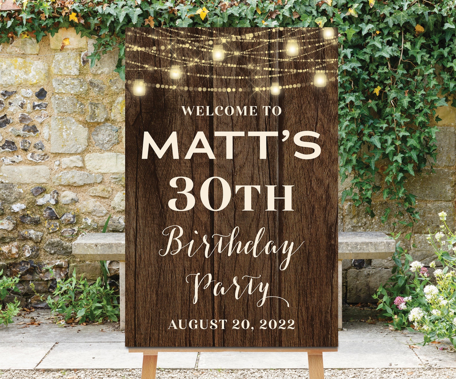 Birthday Welcome Sign Printable Birthday Party Sign | Etsy UK