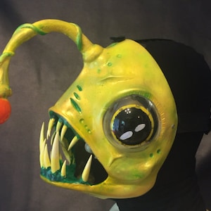 Angler Fish Mask with Glowing Effect