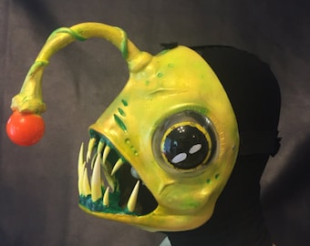 Angler Fish Mask with Glowing Effect