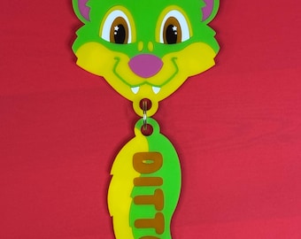 Custom Fursona Acrylic Badge